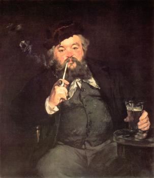 愛德華 馬奈 Le Bon Bock(A Good Glass of Beer. , Study of Emile Bellot)